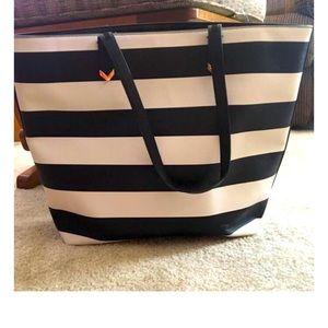 Stella and Dot Black and White Tote